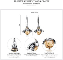 Load image into Gallery viewer, Bee Drop Earrings