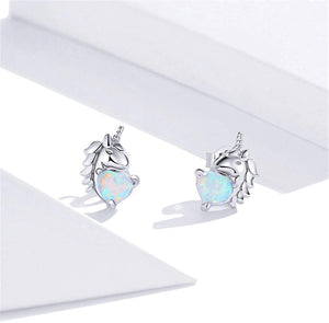 Hypoallergenic Unicorn Sterling Silver Earrings