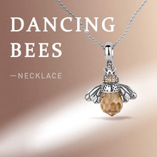 Load image into Gallery viewer, 925 Sterling Queen Bee Pendant Necklace