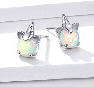 Hypoallergenic Unicorn Sterling Silver Earrings