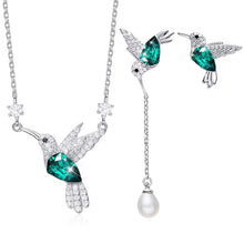 Load image into Gallery viewer, Hummingbird Necklace Set