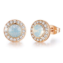 Load image into Gallery viewer, Gold/Rose Birthstone Earring