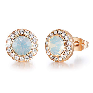 Gold/Rose Birthstone Earring