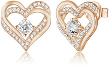 Load image into Gallery viewer, Rose Gold  Birthday Earrings