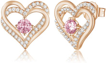 Load image into Gallery viewer, Rose Gold  Birthday Earrings