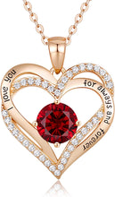 Load image into Gallery viewer, Forever Love Heart Necklace