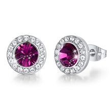 Load image into Gallery viewer, Gold/Rose Birthstone Earring