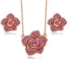 Load image into Gallery viewer, Red Rose Classic Jewelry Set