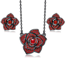 Load image into Gallery viewer, Red Rose Classic Jewelry Set