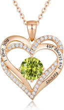 Load image into Gallery viewer, Forever Love Heart Necklace