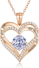 Load image into Gallery viewer, Forever Love Heart Necklace