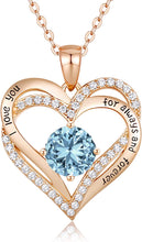 Load image into Gallery viewer, Forever Love Heart Necklace