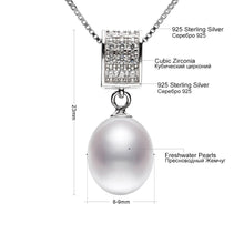 Load image into Gallery viewer, Elegant Shell Pearl Pendant Necklace Set