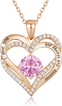 Load image into Gallery viewer, Forever Love Heart Necklace