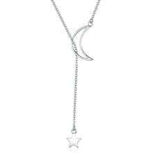 Load image into Gallery viewer, Moon and Star Tales Chain Link Pendant Necklaces