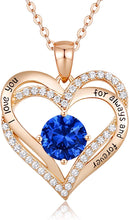 Load image into Gallery viewer, Forever Love Heart Necklace