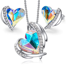 Load image into Gallery viewer, Rose Gold Heart Necklace Set