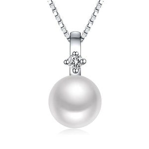 Elegant Shell Pearl Pendant Necklace Set