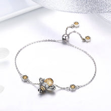 Load image into Gallery viewer, Dancing Honey Bee Chain Link Bracelet