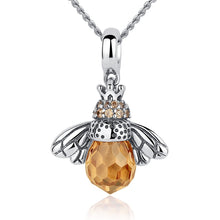 Load image into Gallery viewer, Queen Bee Pendant Necklace
