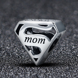 Super Mom Mother Engrave Beads