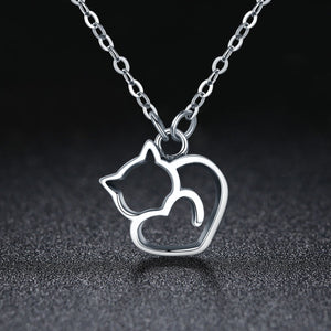 Lovely Cat Exquisite Pendant Necklace